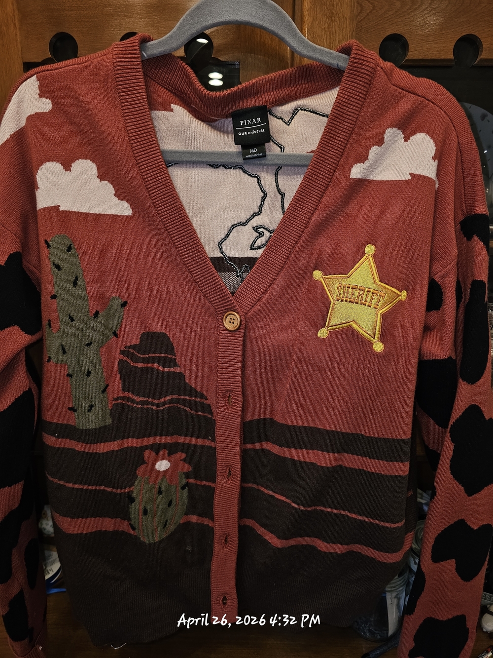 Disney Pixar Toy Story Woody & Jessie Western Scene Women's Plus Size - M